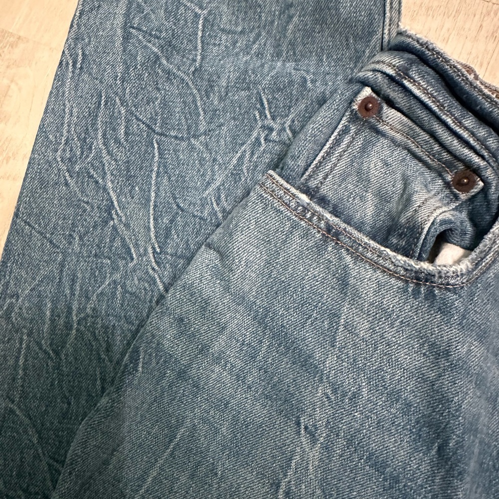Abercrombie 90s Straight Leg Curve Love Jeans - Picture 4 of 5